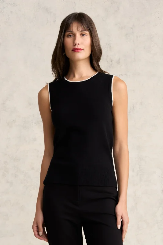Savings Galore Contrast Rib Tank