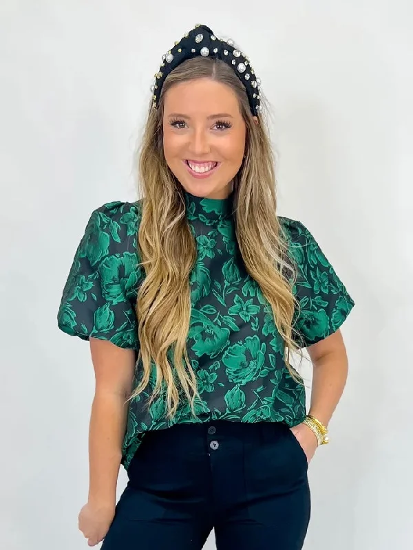 Early Access Send My Love Top-Green