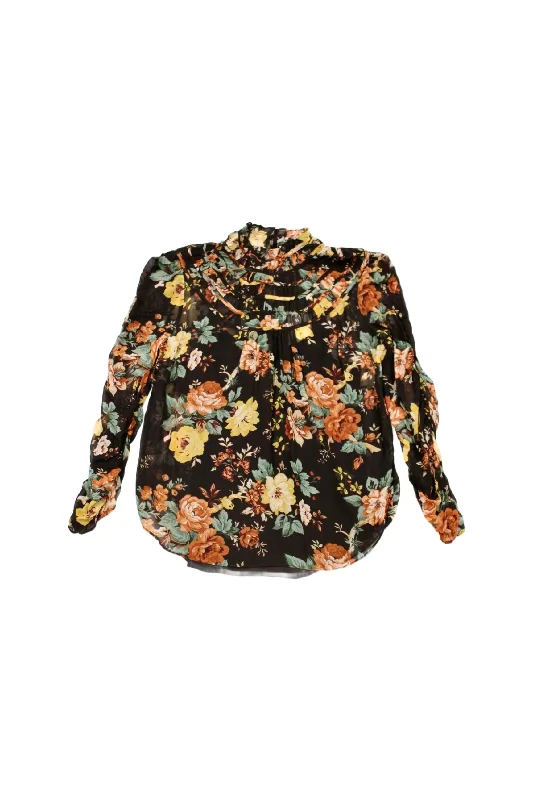 Special Price Veronica Beard - Floral Chiffon Top