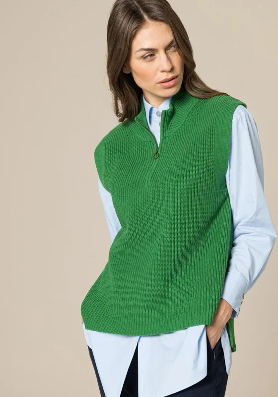 Extra Savings Bianca Polly Knitted Sleeveless Vest, Green