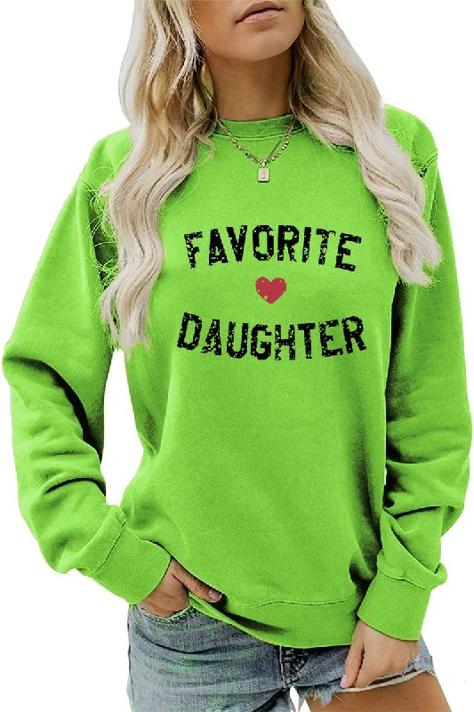 Deal of the Day WOMEN LETTER PRINTING OVERSIZED LOOSE PULLOVER