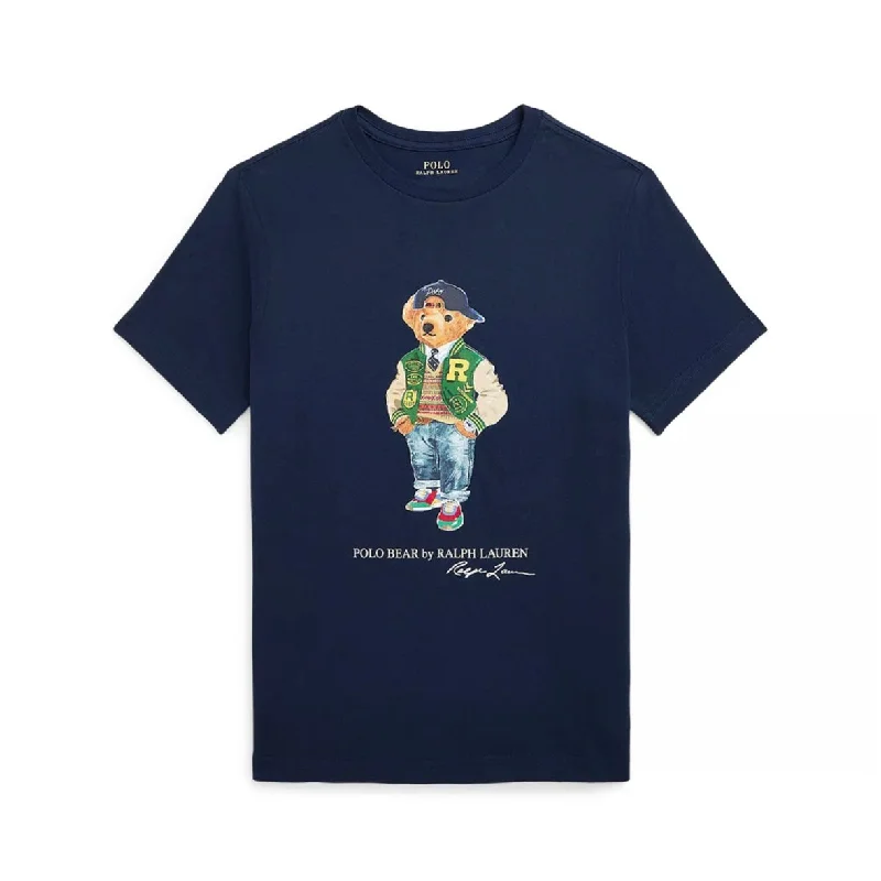 Time-Sensitive Big Boys Polo Bear Cotton Jersey Tee