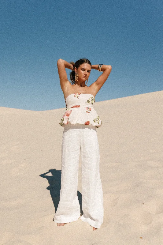 Don't Miss Out Aurélie Strapless Top - Native Flora
