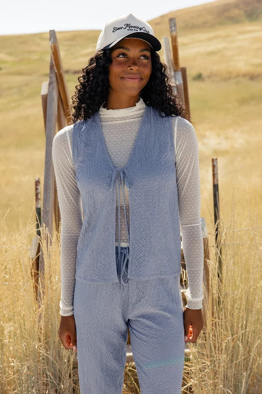 Savings Galore Natalya Textured Tie Vest