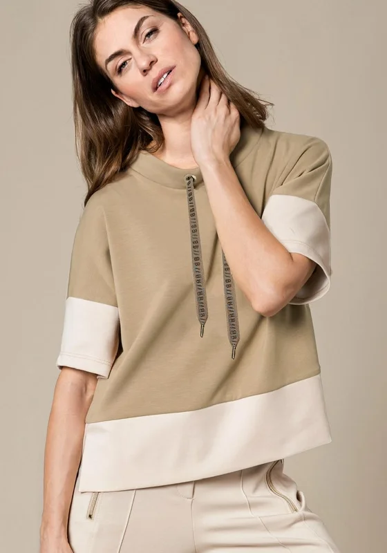 Low Prices Bianca Ida Colour Block Sweatshirt, Camel