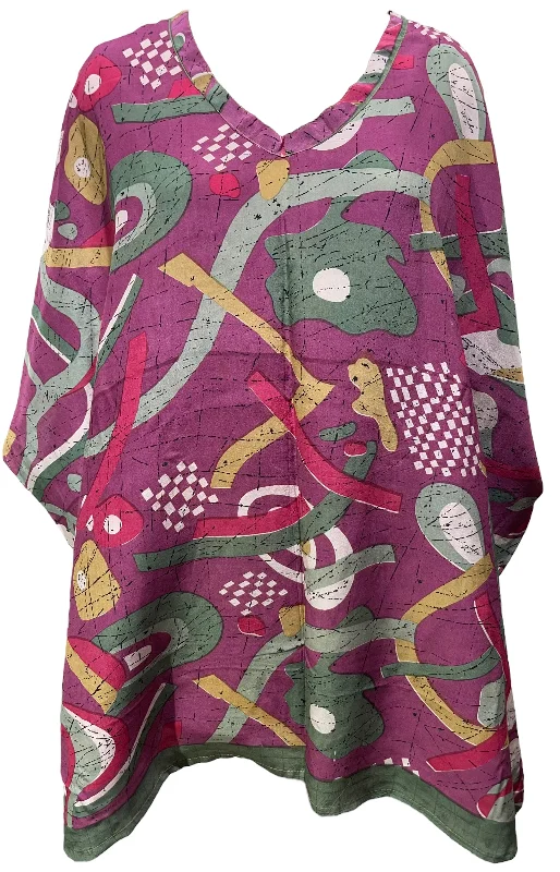 Special Price PRC5018 Avatar Pure Silk Short Kaftan Tunic