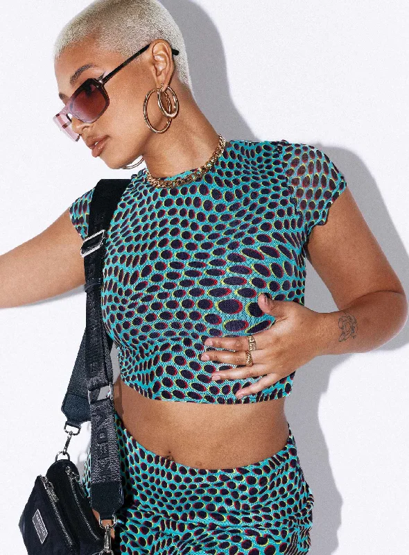 Your Weekend, Your Savings Bold Move Top Blue Multi
