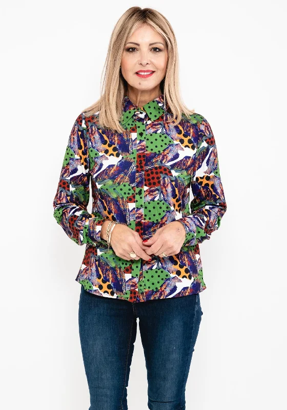 Weekend Offers That Excite Seventy1 Shatter Print Blouse, Multi