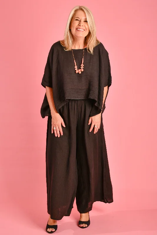 Special Buy VLSP004 (24P154) - AMALFI PANT - BLACK