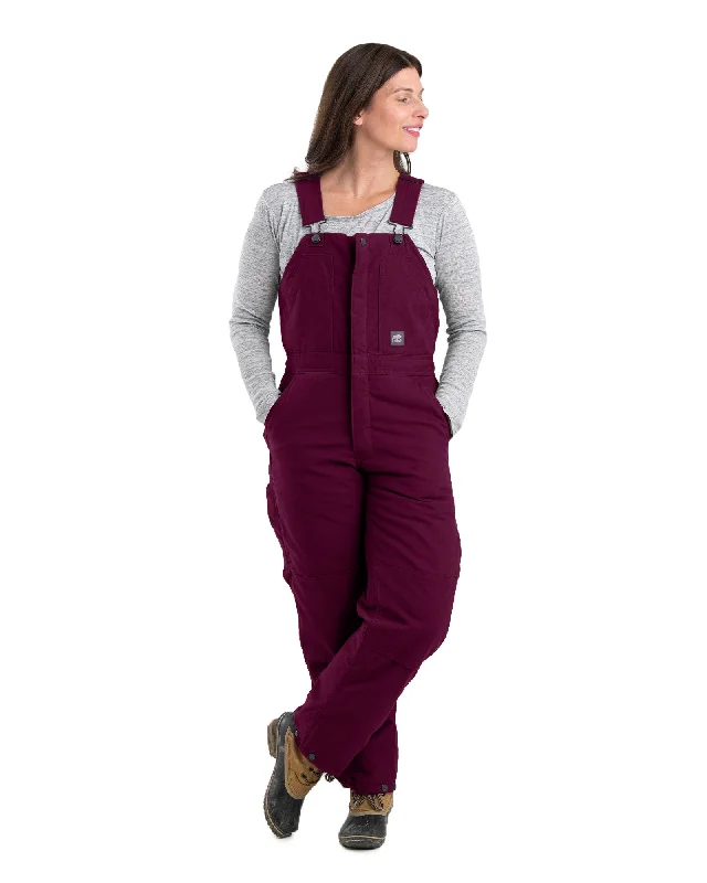 Discount Mania Women's Softstone Duck Insulated Bib Overall
