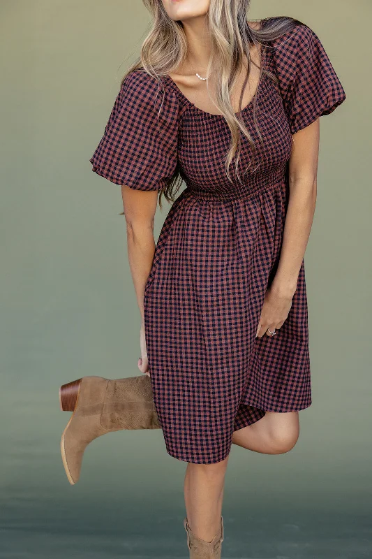 Weekend Bargains to Sizzle Danbury Gingham Smocked Dress