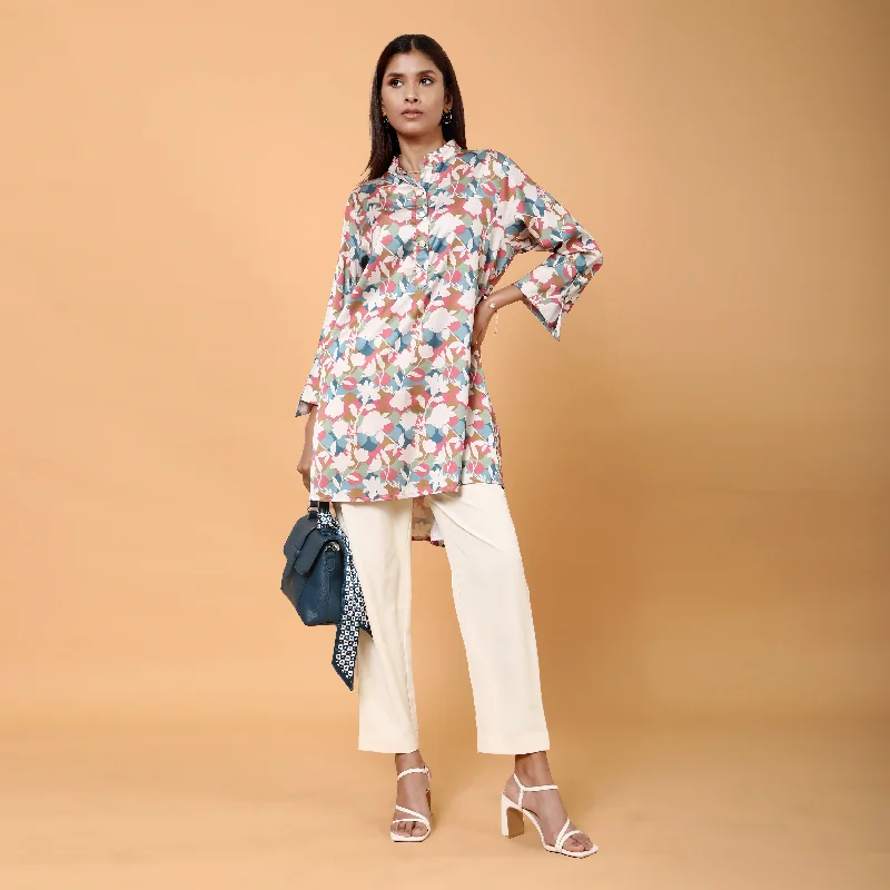 Reduced Prices Yasmin floral printed tunic