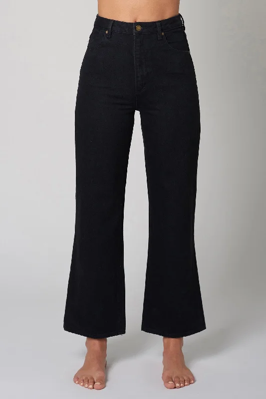 Price Slash ROLLA'S Heidi Ankle Jeans Rinse Black