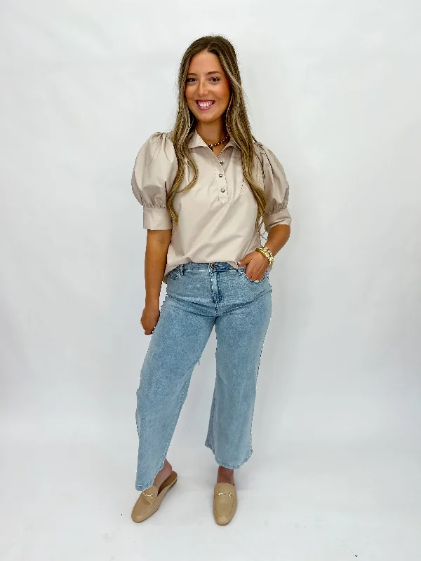 Epic Deals [THML] Troubles Aside Top-Taupe