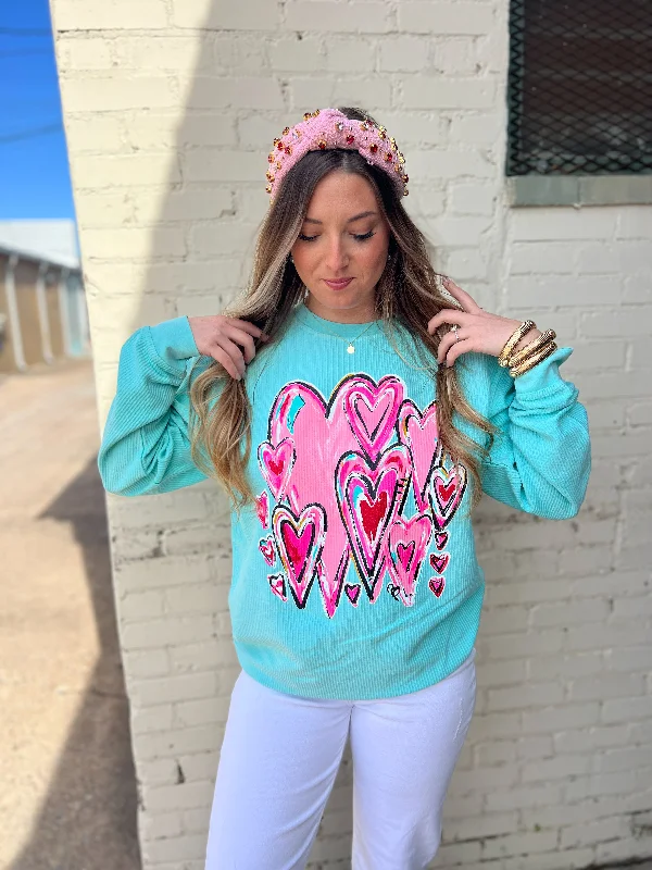 Super Sale Bunches of Love Corded Top