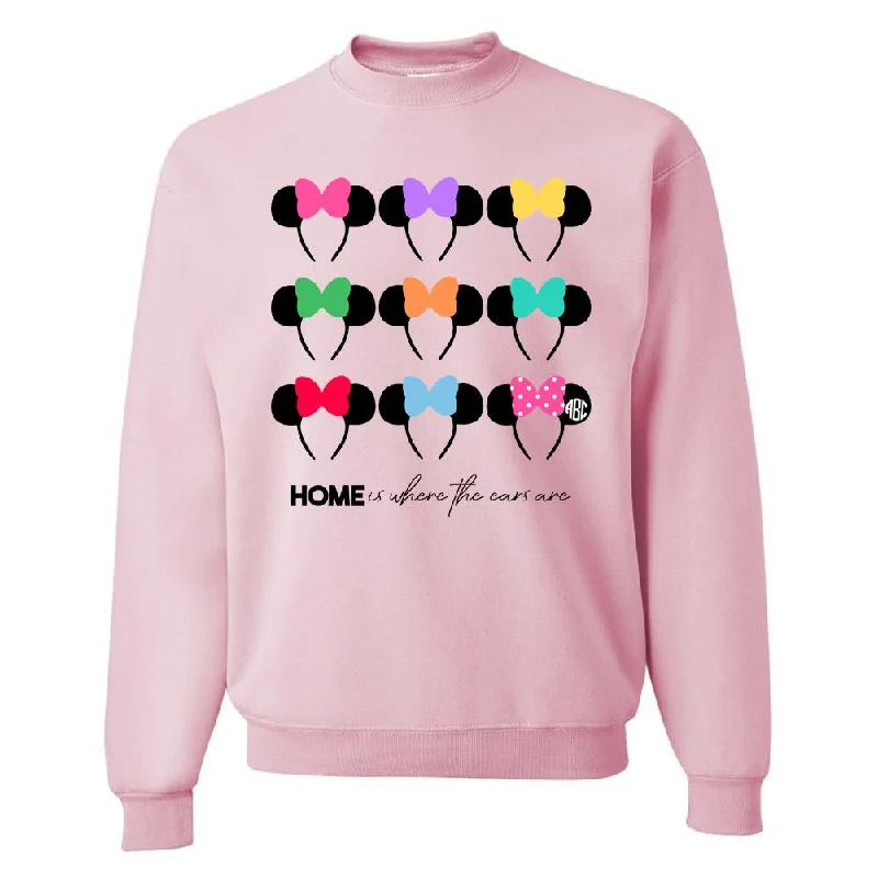 Price Smash Monogrammed 'Home Is Where The Ears Are' Crewneck Sweatshirt