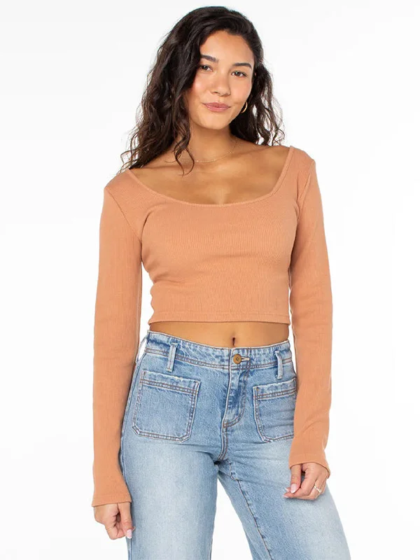 Buy Now Good Keepsake L/S Crop Top