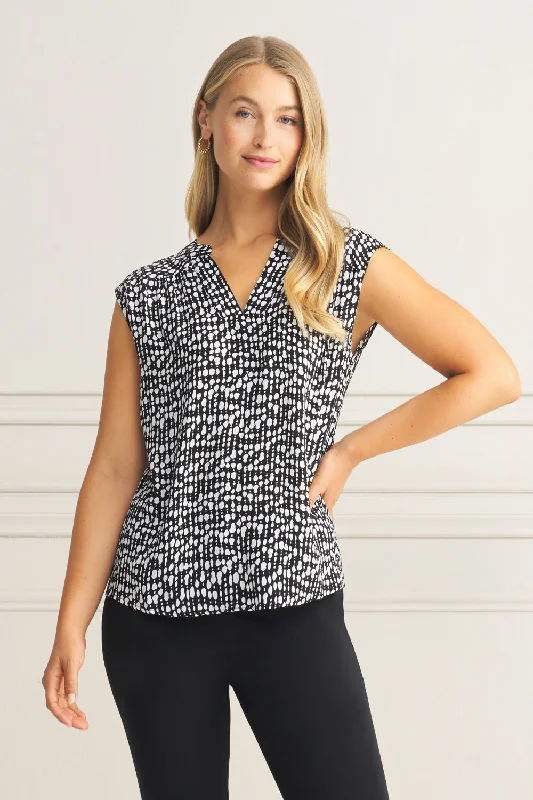 Mega Sale V-Neck Crepe Top