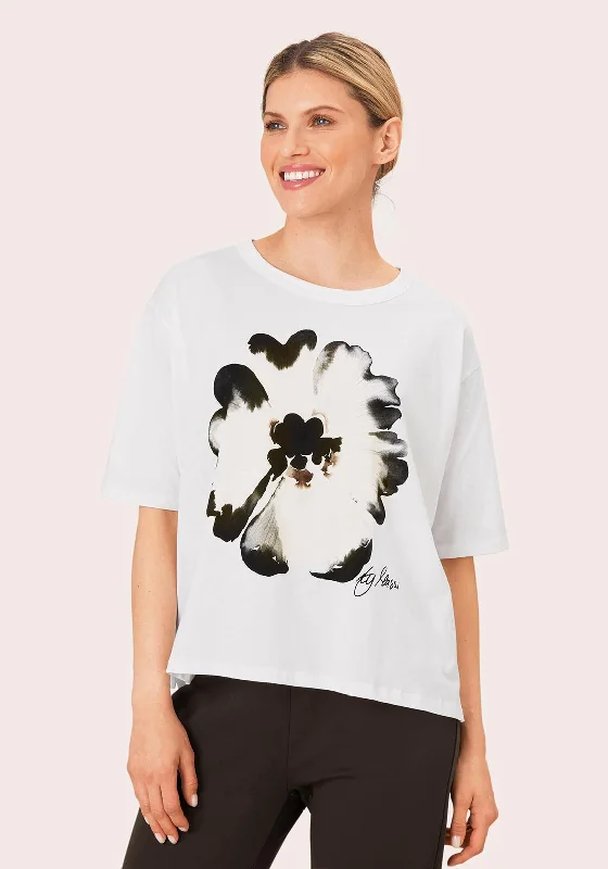 Special Price Masai Doreann Flower Print Relaxed T-Shirt, White