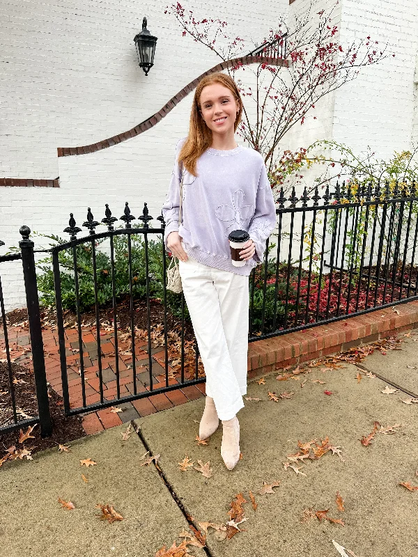 Buy Now Daisy Print Sweatshirt