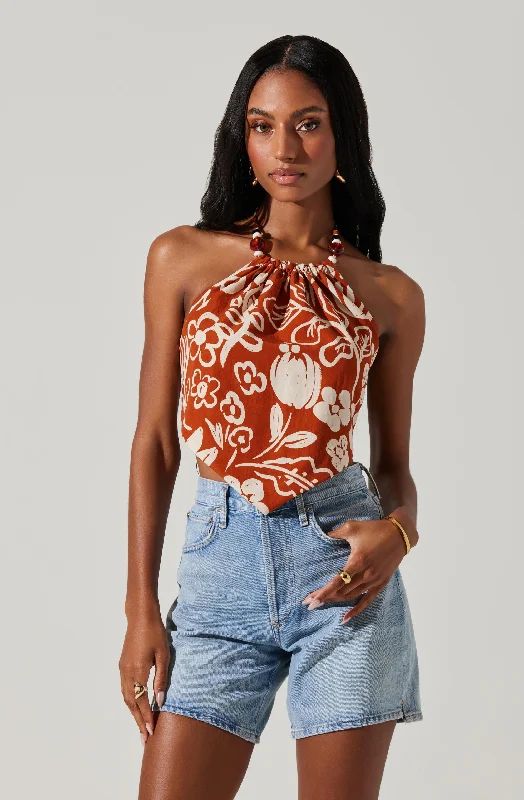 Weekend Flash Sale Domenica Handkerchief Floral Top
