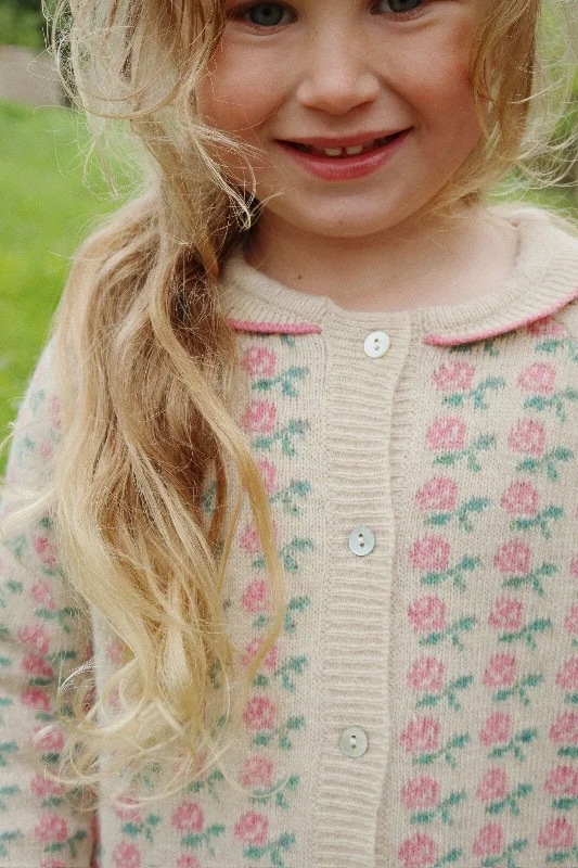 Overstock Sale Konges Sløjd - Belou Knit Cardigan Ks102858 - Rose