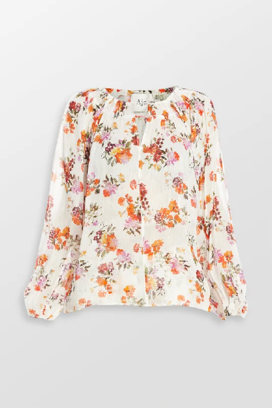 Weekend Steals Await Cyma Floral Blouse