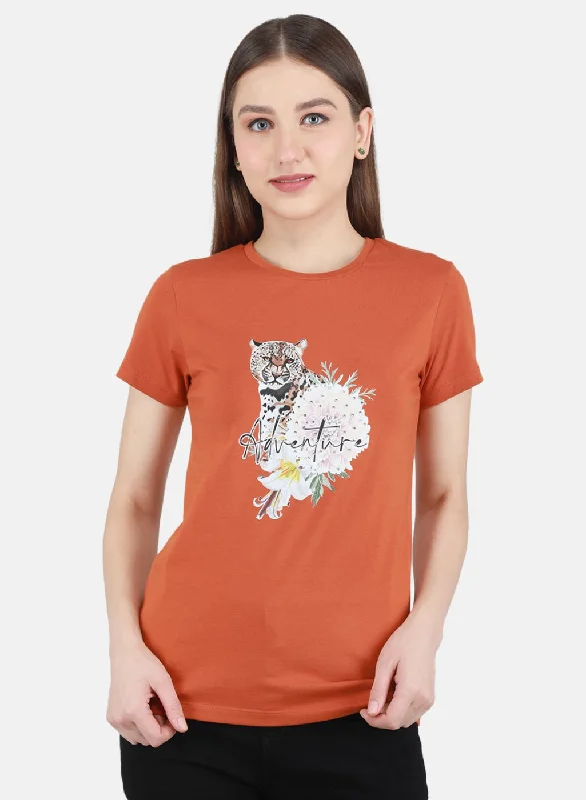 Fantastic Savings Women Brown Printed Top
