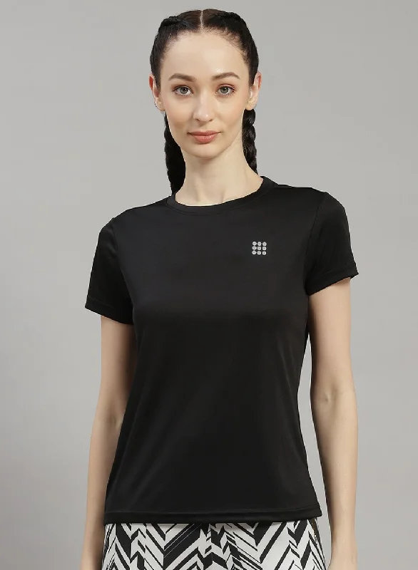 Weekend Shopping Extravaganza Women Black Solid Top