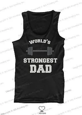 Doorbuster Deal World's Strongest Dad Tank Top - Father's Day Gift Idea