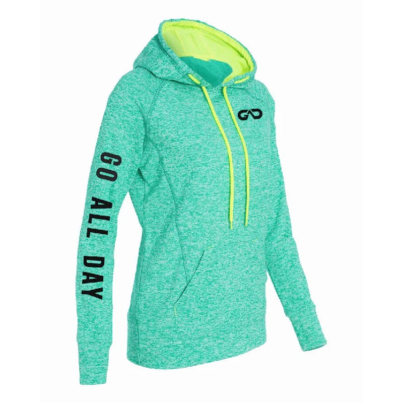 Weekend Deals That Excite Women's "Cosmic" Hoodie Fleece (Emerald Green)