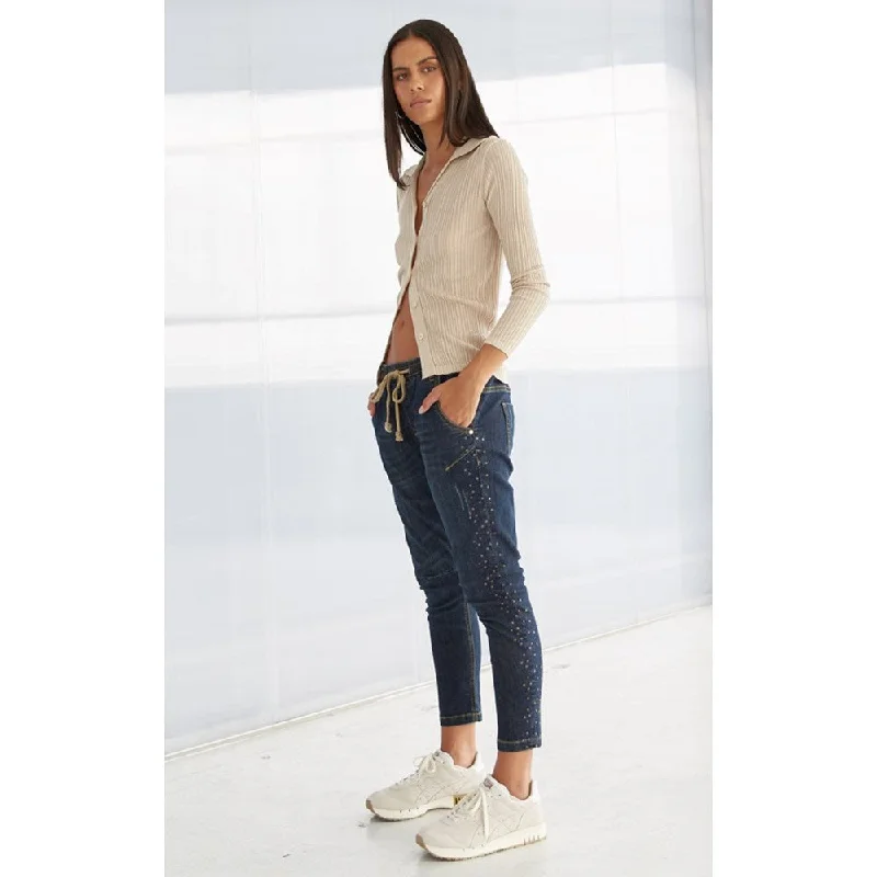 Weekend Discounts to Snag Active Swarovski Embellished Jeans