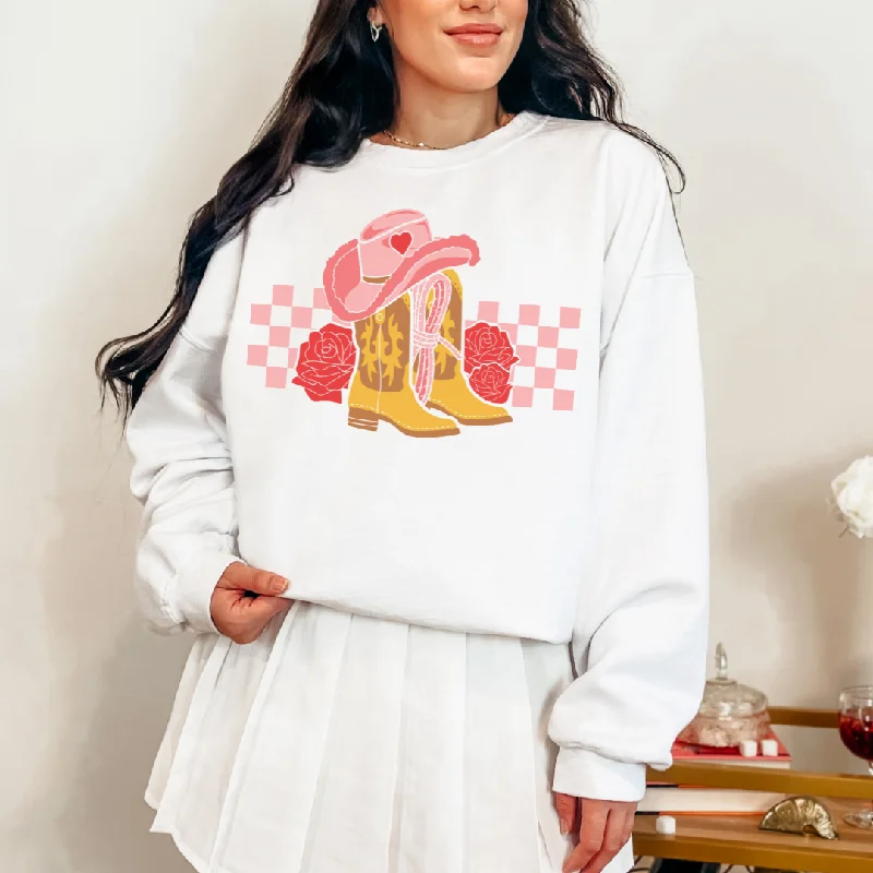 Big Savings Rodeo Sweetheart Graphic Sweatshirt