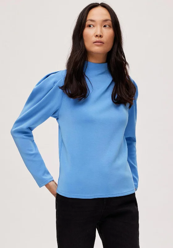 Shop and Save Selected Femme Pleat Shoulder Top, Ultramarine