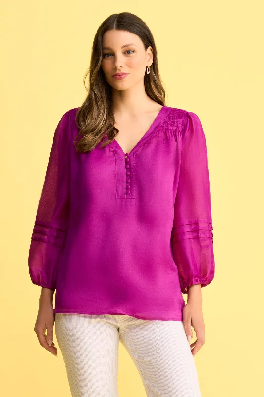 Savings Alert Shirred Swing Top
