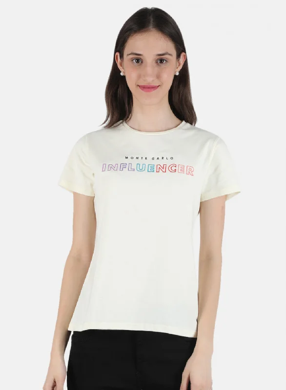 Markdown Madness Women Off White Embroidered Top