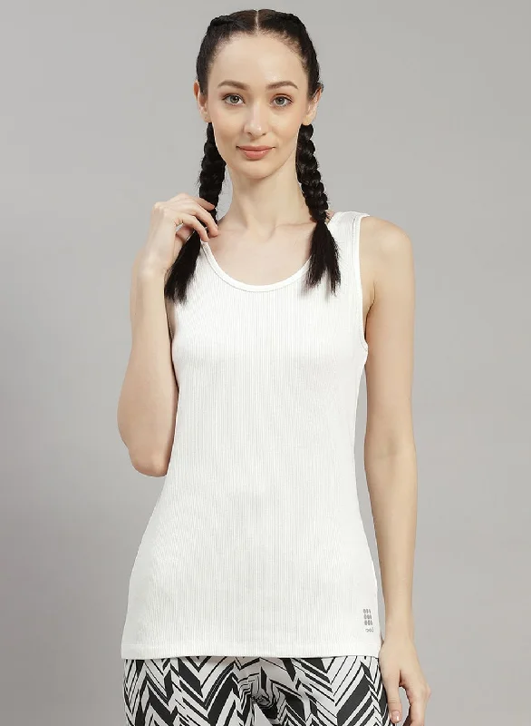 Savings Galore Women White Solid Top