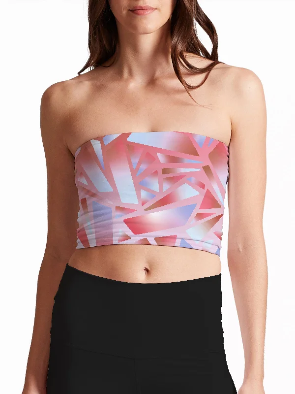 Extra Savings Electric Stained Glass (Red Ice) Tube Top