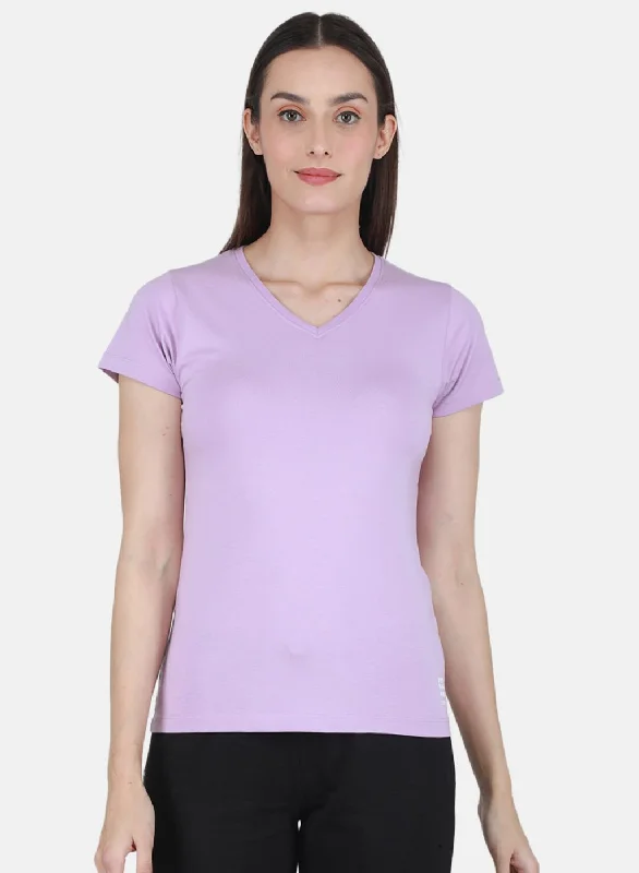 Year-End Sale Rock-it Women Purple Solid Top
