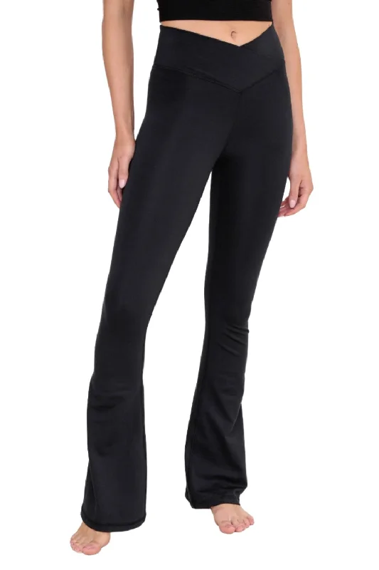 Unbeatable Prices Mono B Venice Crossover Waist Yoga Pants AP-B0891 and Plus