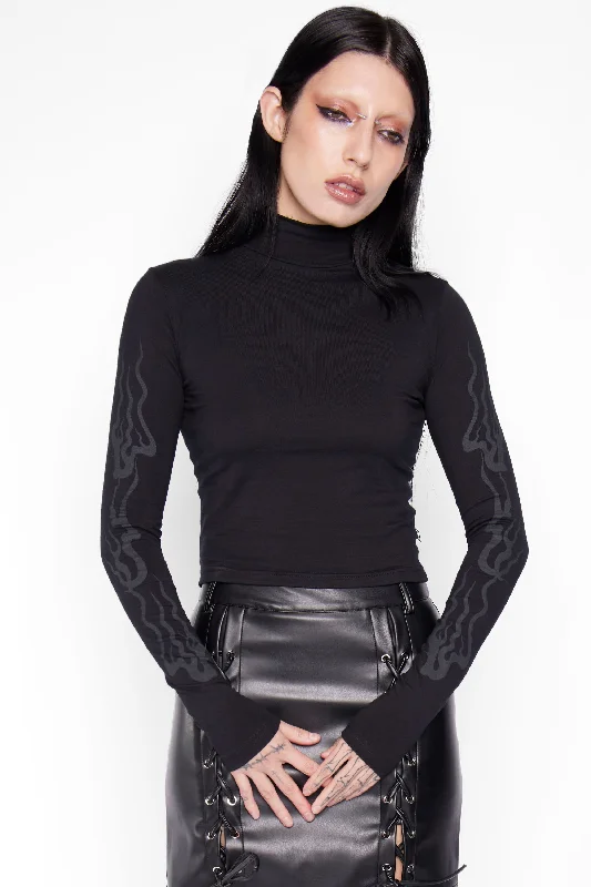 Weekend Bargains to Cherish Nether High Neck Top