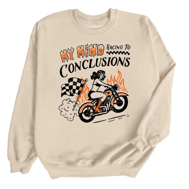 Deal Explosion My Mind Racing To Conclusions Sweatshirt