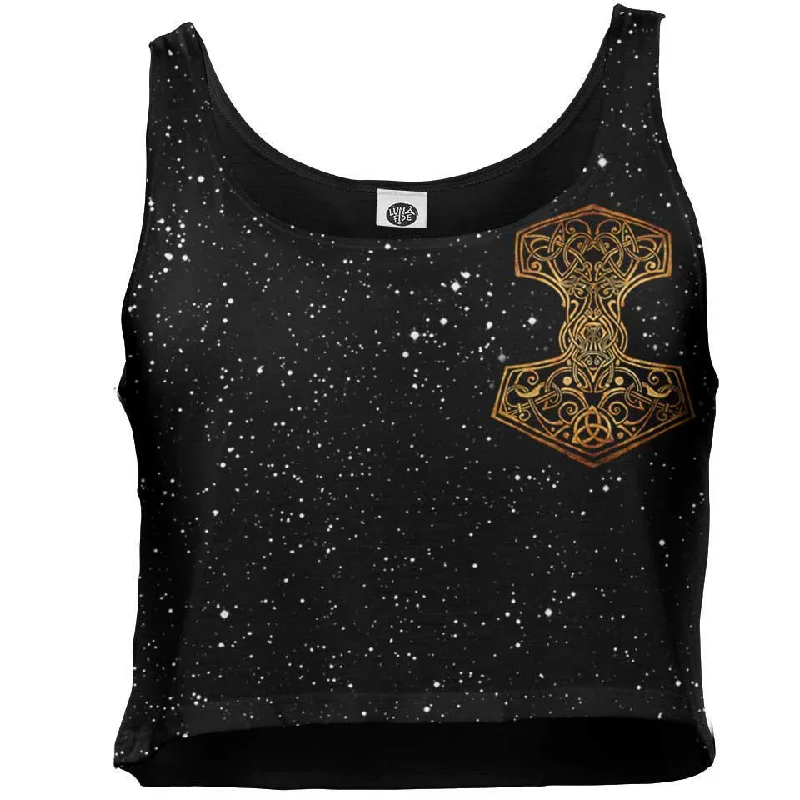 Mega Sale Theft of Mjölnir Crop Top