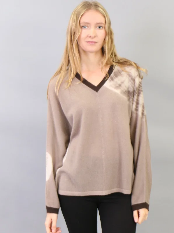 YEAR-End Clearance Hand Dyed V Neck