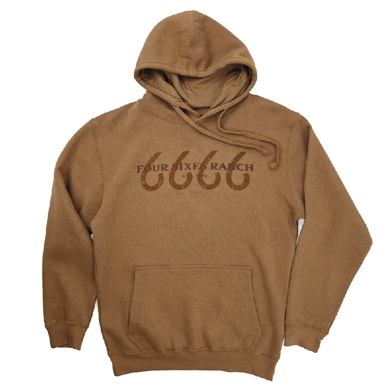 Best Bargains Four Sixes Logo Hoodie - Brown