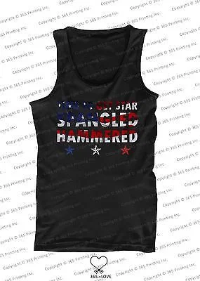 Savings Alert Men’s Red White and Blue Tank Tops - Time to get Star Spangled Hammered