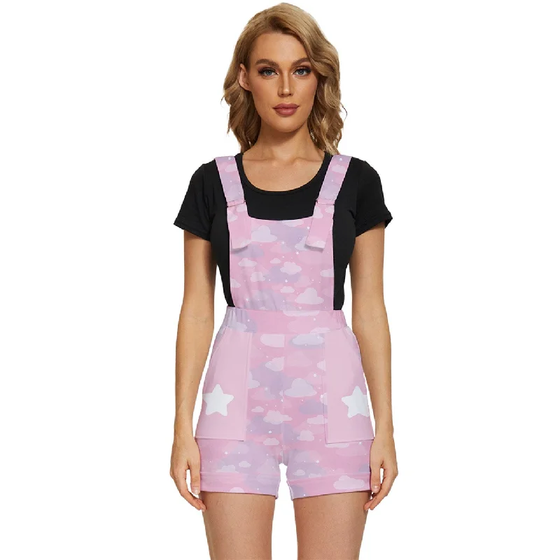 Weekend Discounts to Delight Starcrossed Skies Pink Romper