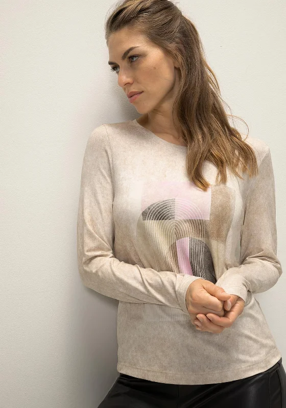 Midnight Madness Bianca Dami Long Sleeve T-Shirt, Sand Melange