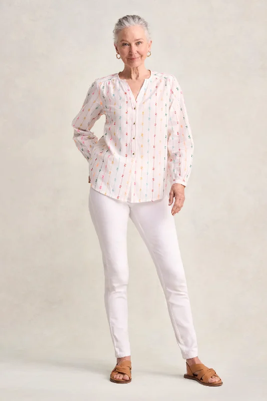 Shop and Save Clip Jacquard Cotton Shirt