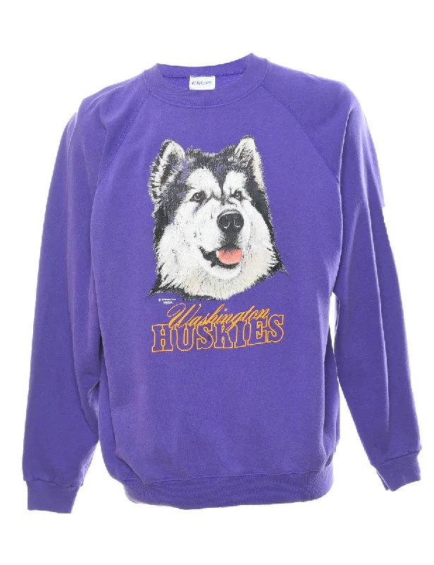 Weekend Savings Delight Washington Huskies Basketball Sports Sweatshirt - XL